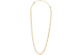 Celine Multi Logo Necklace in Brass with Gold Finish Gold