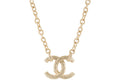 Chanel CC Pendant Necklace Gold