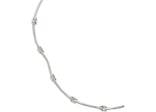Chanel Metal Necklace Silver (ABE254 B18058 NZS81)