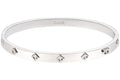 Dior CD Diamond Bangle Bracelet Silver