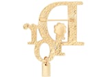 Dior x ERL Brooch Gold-Finish Brass with White Enamel and White Crystals