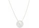 Ferragamo Silver Ferragamo Sculptural Pendant Necklace Silver