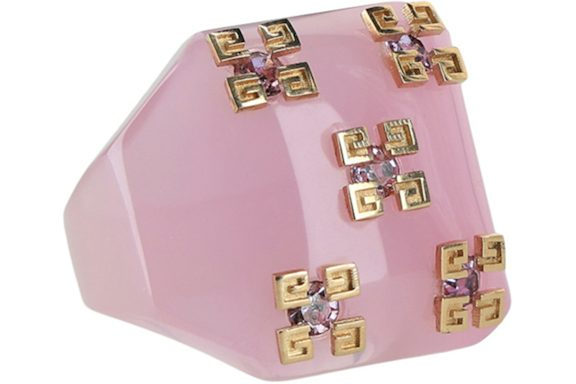 Givenchy 4G Plumetis Ring Pink Gold