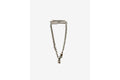 Givenchy Tape Silvery Chain Bracelet Brass