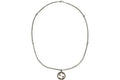 Gucci Interlocking G Pendant Necklace Silver