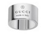 Gucci Ridged Sterling Silver Ring Silver
