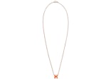 Hermes Mini Pop H Pendant Orange Soie