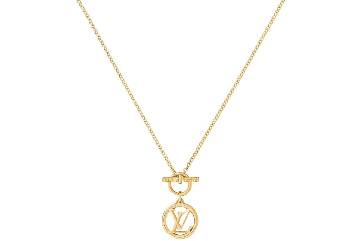 Louis Vuitton Baby Louise Necklace Gold