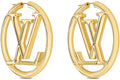 Louis Vuitton Louise Hoop Earrings Gold