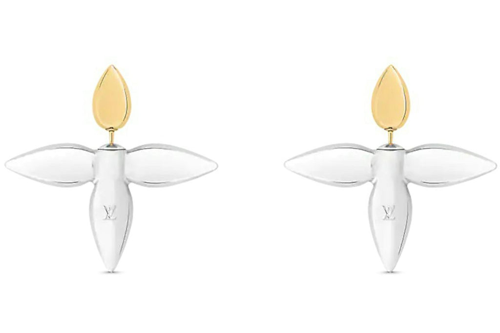 Louis Vuitton Louisette Macro Earrings Gold/Silver
