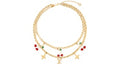 Louis Vuitton x Takashi Murakami Cherry Necklace Gold-tone Metal