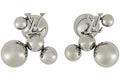 Louis Vuitton x Yayoi Kusama Metal Dots Earrings Silver