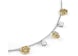 Philipp Plein 3D $kull Crystal Cable Chain Necklace Two Tone