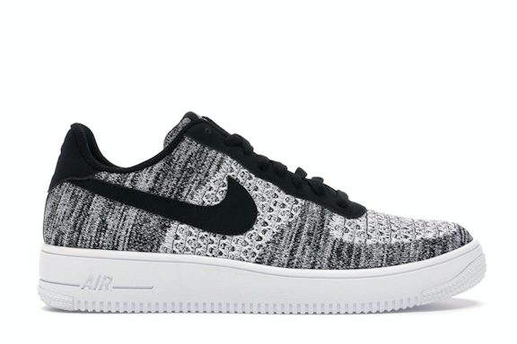 Nike Air Force 1 Flyknit 2 Black Pure Platinum