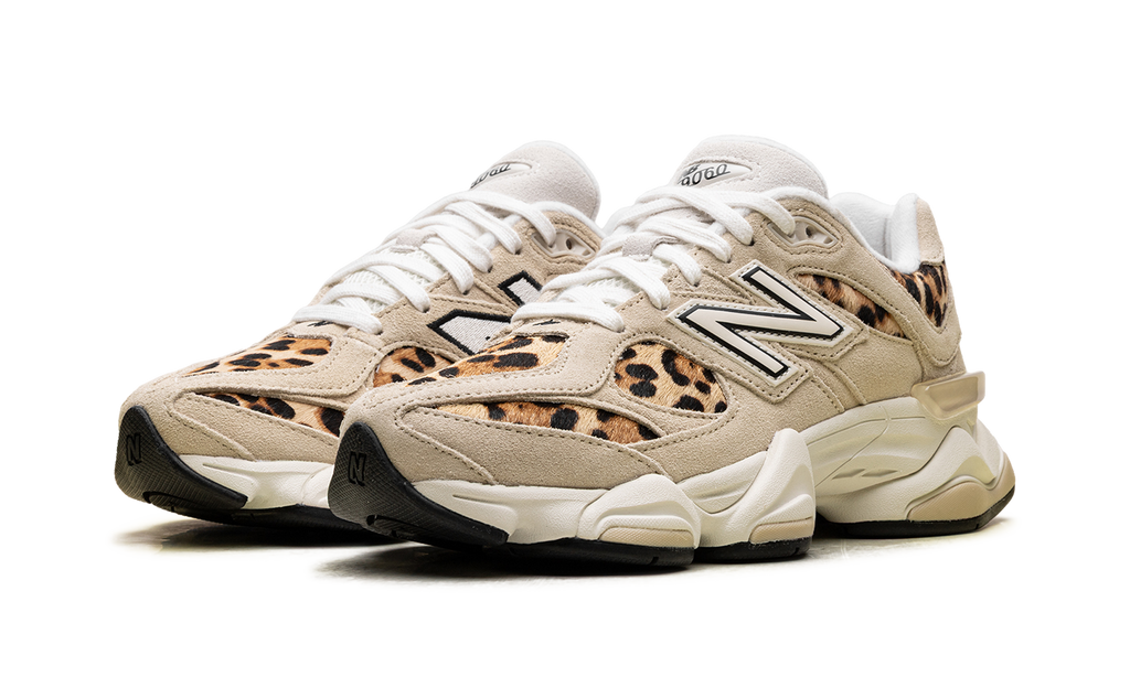 New Balance 9060 "Tan Leopard White" Sneakers