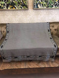 Dior Houndstooth Fringe Shawl — hero