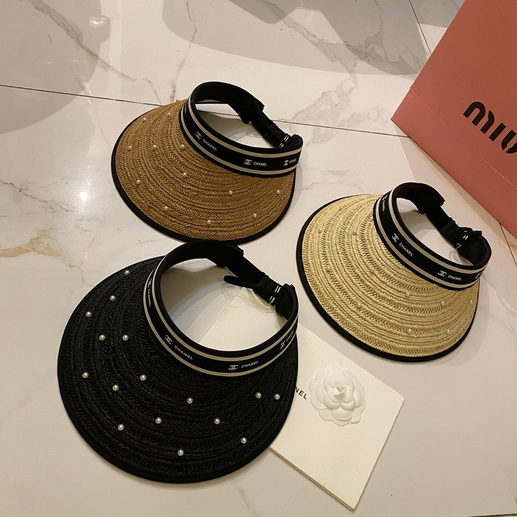 Chanel Pearl Sun Visor