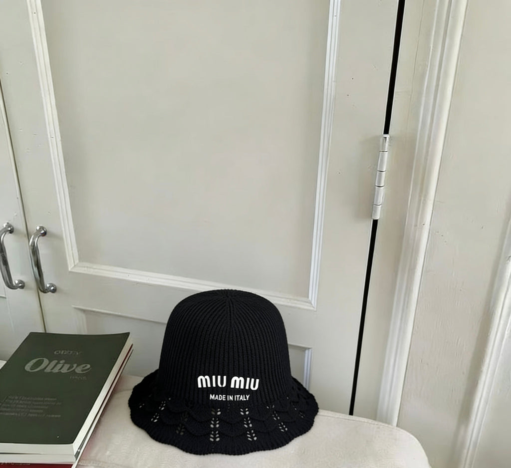 Miu Miu Knitted Bucket Hat