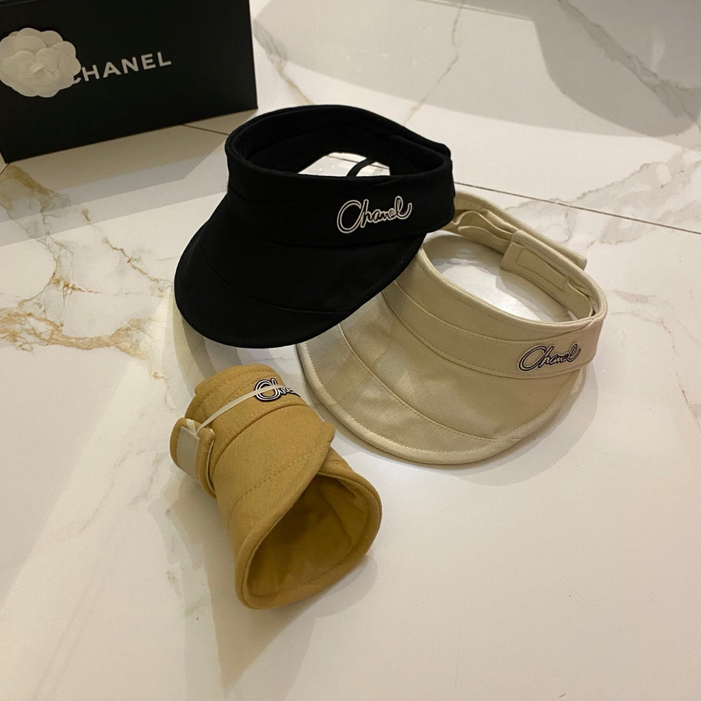 Chanel Cotton Linen Sun Visor