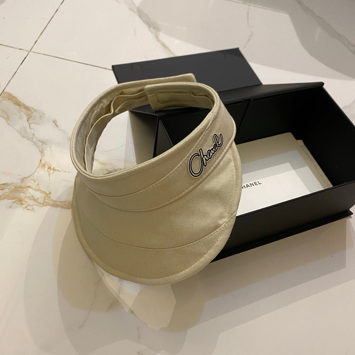 Chanel Cotton Linen Sun Visor