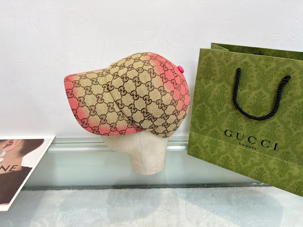 Gucci Baseball Cap - Blue / Pink