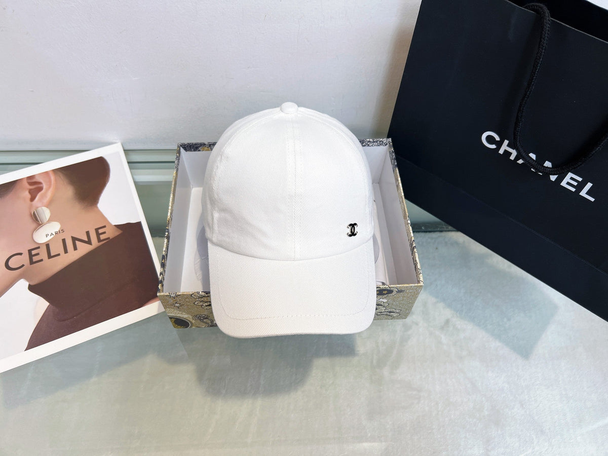 Chanel Baseball Cap - Blue / White