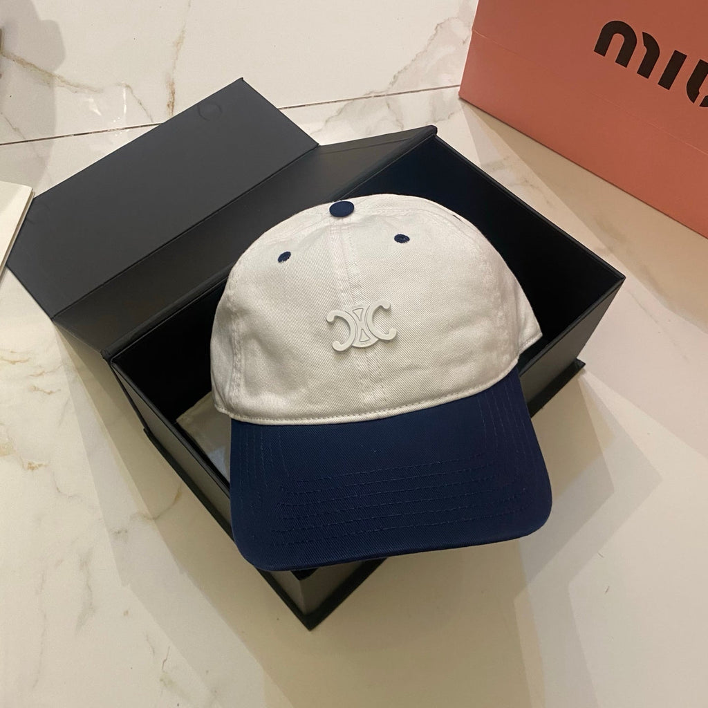Celine Color-Block Baseball Cap