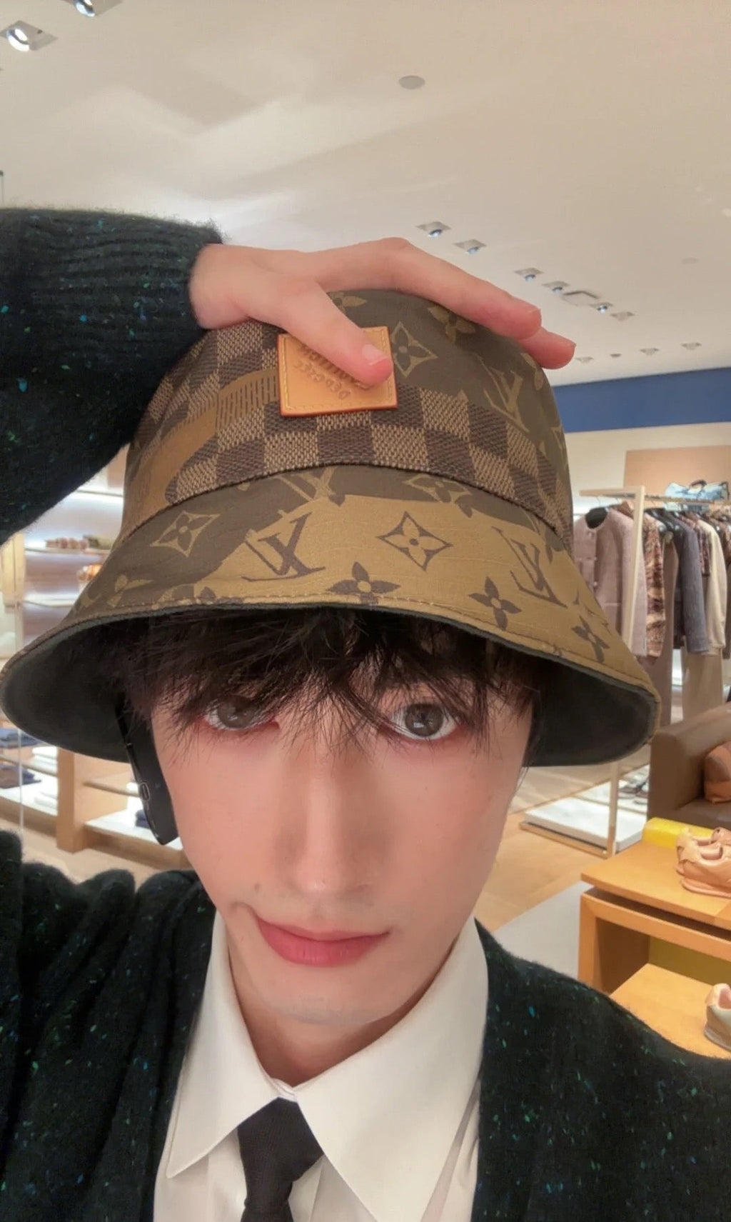 Louis Vuitton Double-Sided Camouflage Bucket Hat