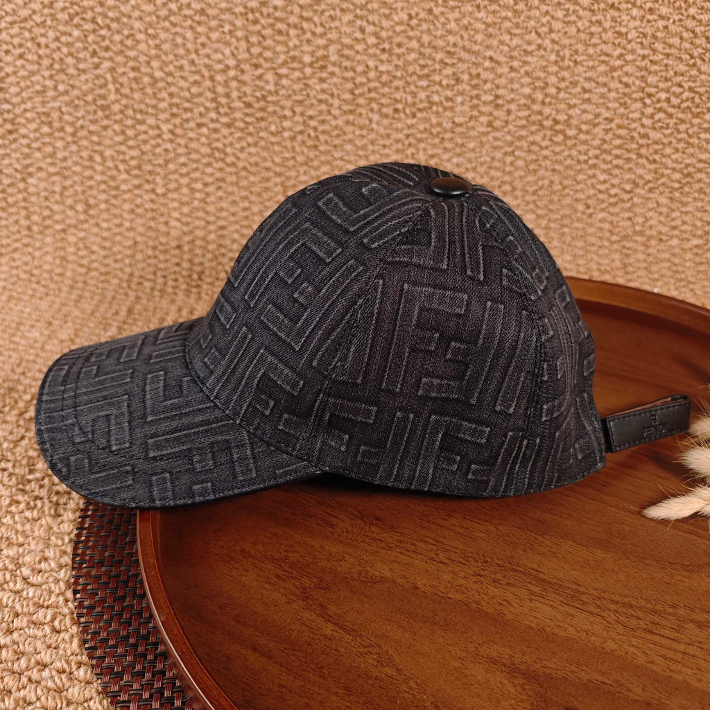 Fendi Baseball Cap - Black