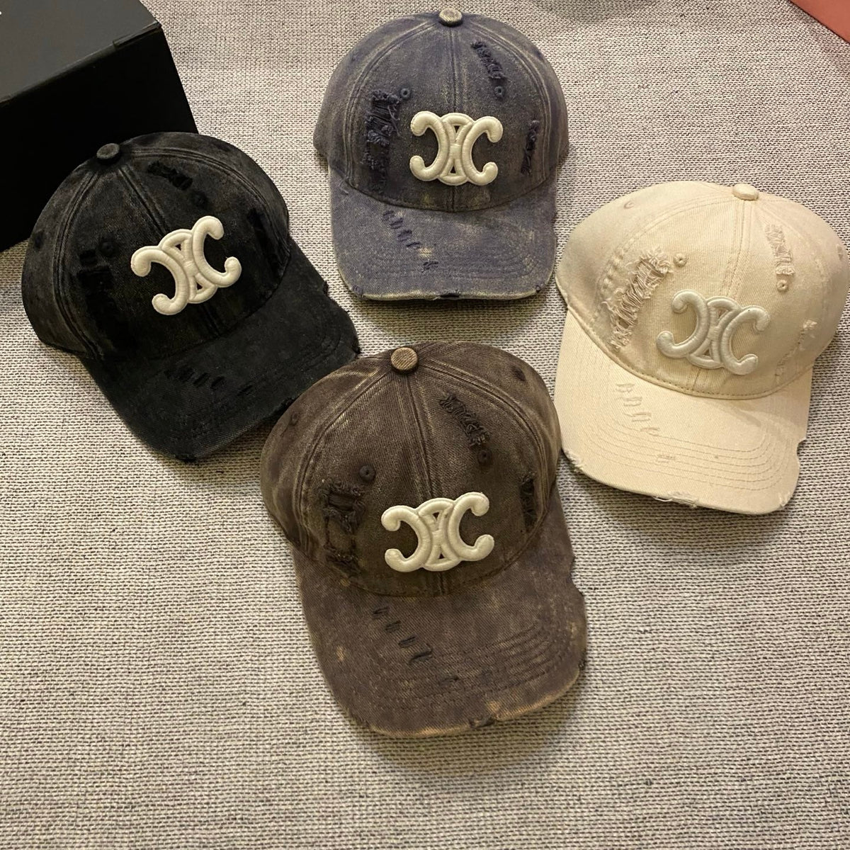 Celine Vintage Washed Baseball Cap