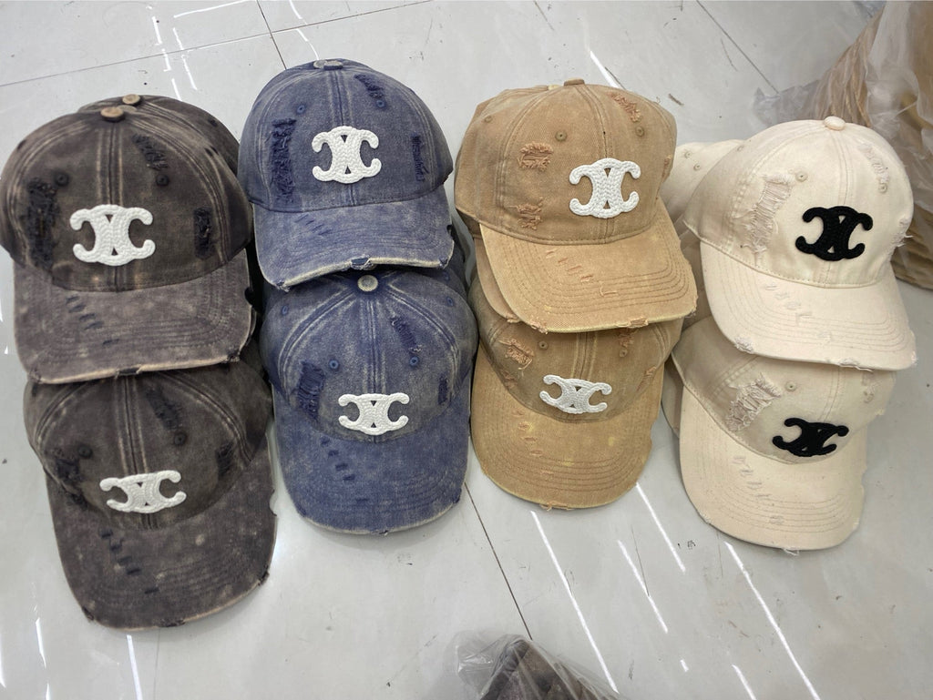 Celine Vintage Washed Baseball Cap