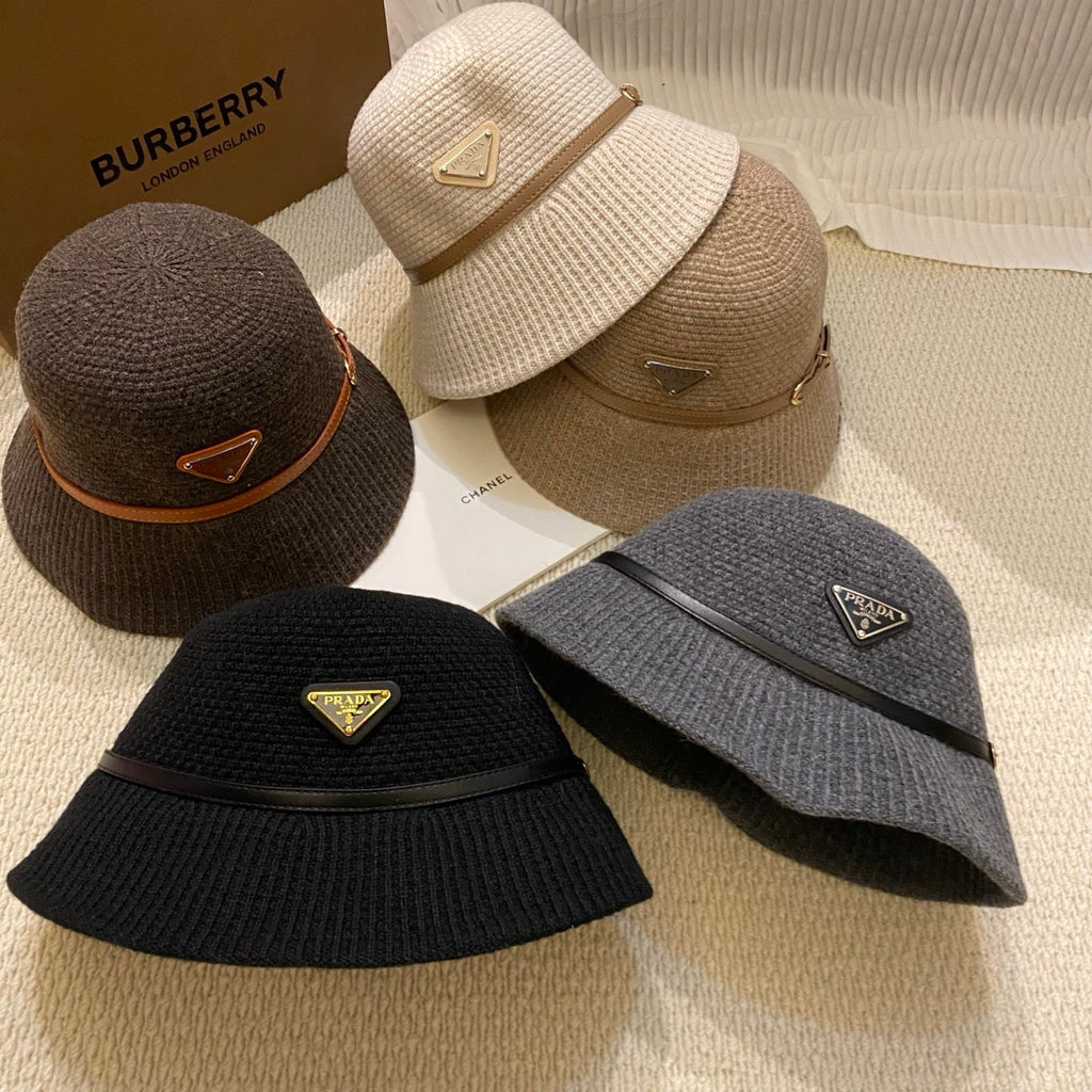 Prada Knitted Bucket Hat