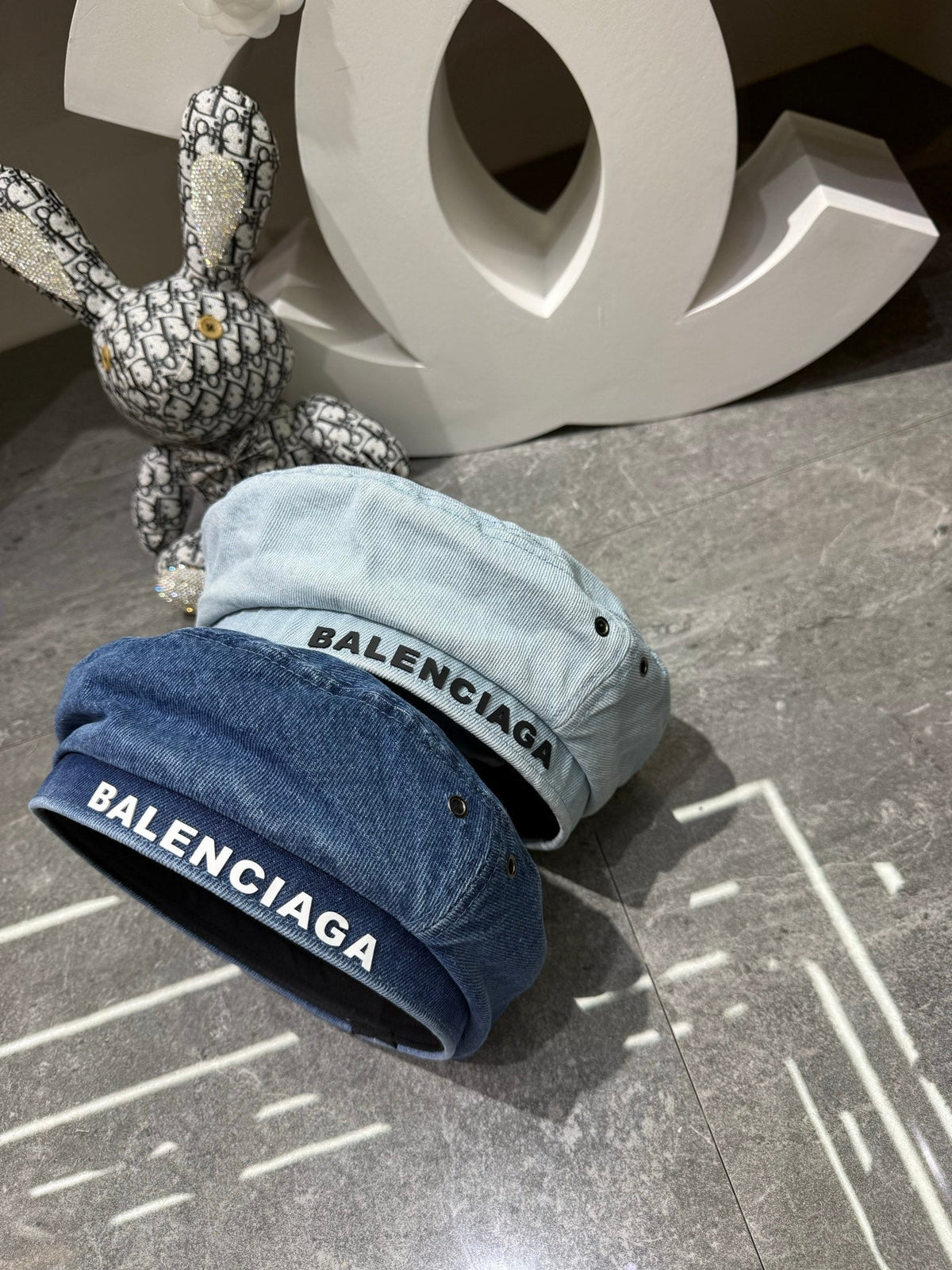 Balenciaga Denim Beret
