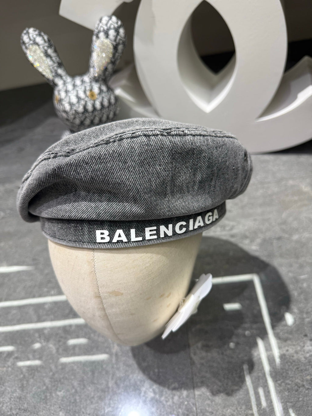 Balenciaga Denim Beret
